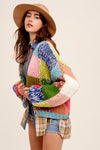 Within Colors Heavy Bold Sweater Cardigan