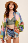 Within Colors Heavy Bold Sweater Cardigan