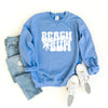 Beach Bum Palm Tree Graphic Sweatshirt