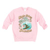 High Tides Good Vibes Wave Graphic Sweatshirt