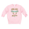 Salty Hair Sandy Toes Triangle Graphic Sweatshirt