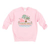 Beach Bum Stripes Graphic Sweatshirt