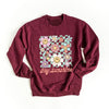 Hey Sunshine Flowers Graphic Sweatshirt