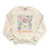 Hey Sunshine Flowers Graphic Sweatshirt