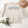 Varsity Book Nerd Graphic Sweatshirt