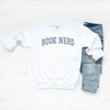 Varsity Book Nerd Graphic Sweatshirt